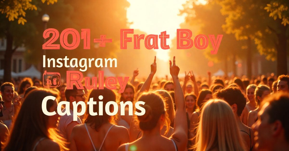 210+ Best Frat Boy Instagram Captions to Rule Your Feed