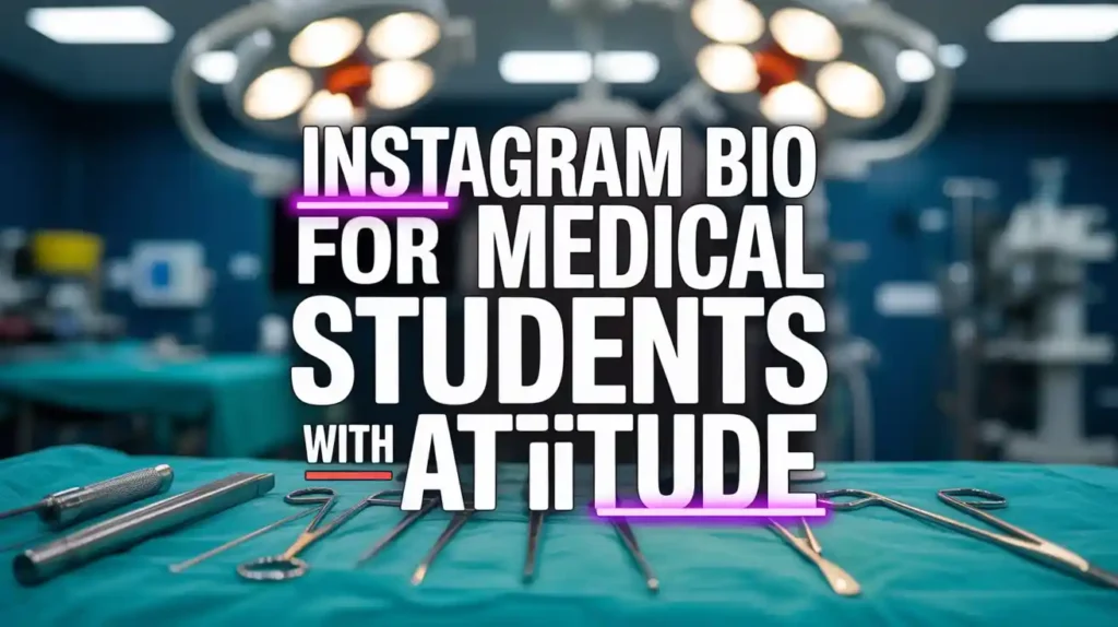 for medical students with atiitude