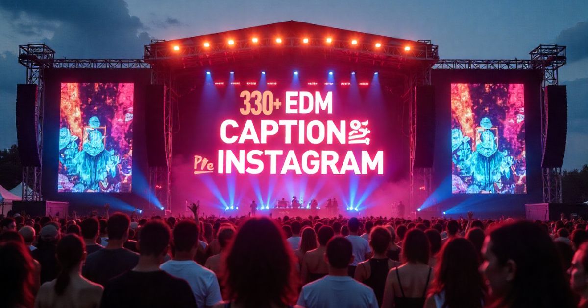 330+ EDM Captions for Instagram That Will Light Up Your Feed