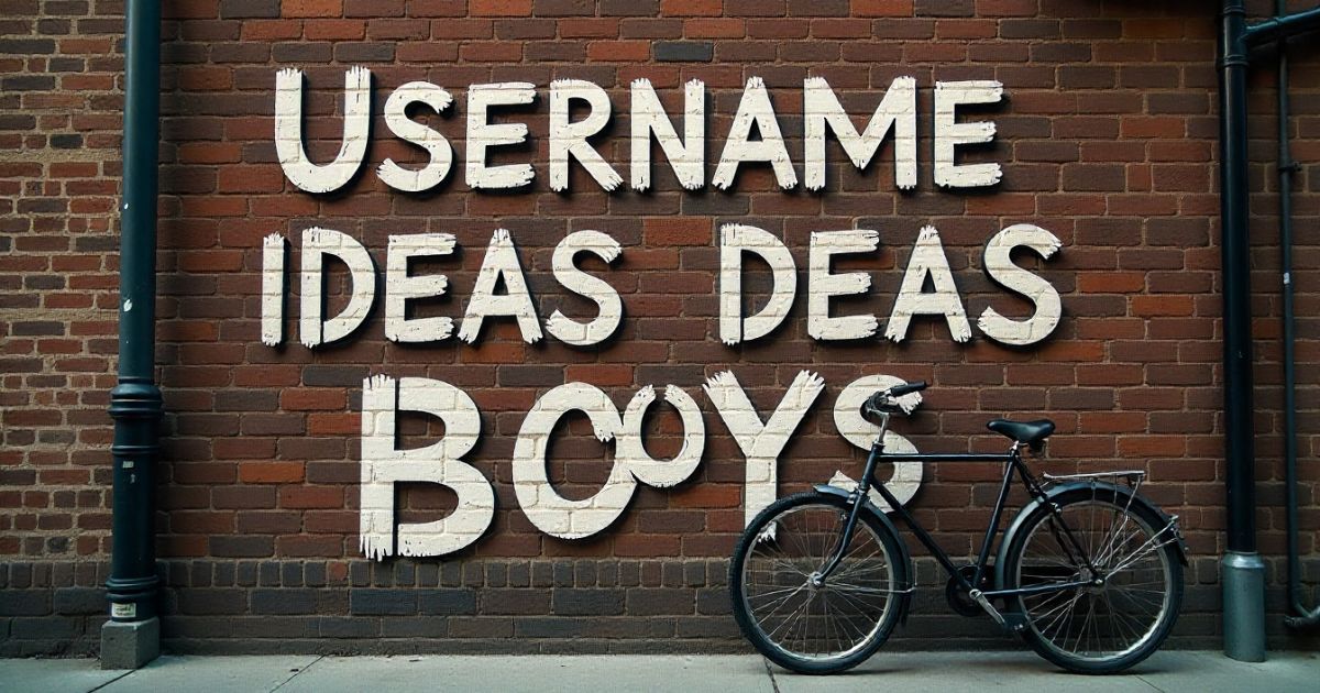550+ Username Ideas for Boys That Will Boost Your Profile