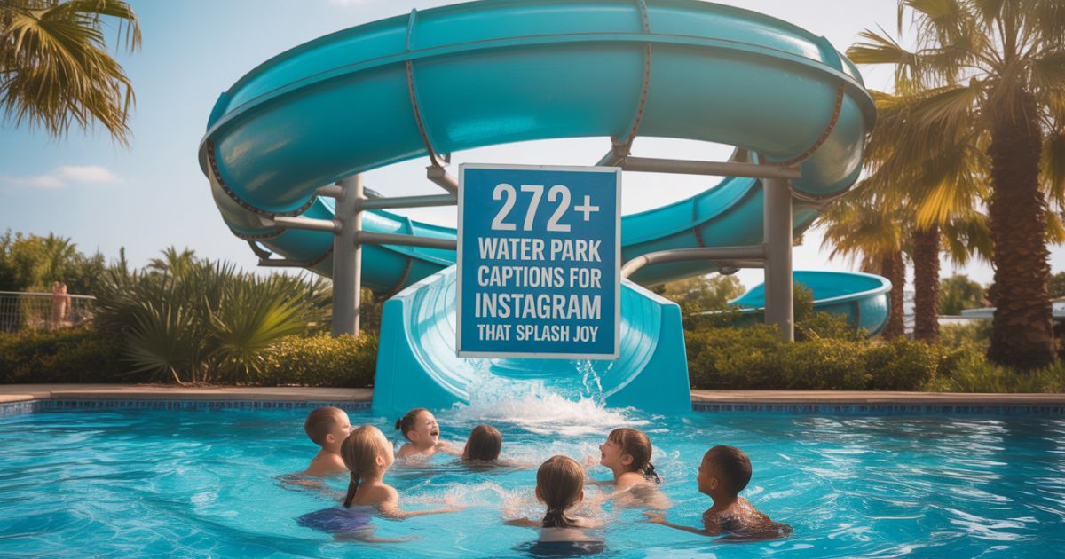 272+ Water Park Captions for Instagram That Splash Joy