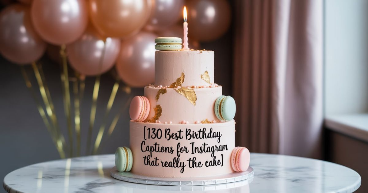 130 Best Birthday Captions for Instagram that Really Take the Cake